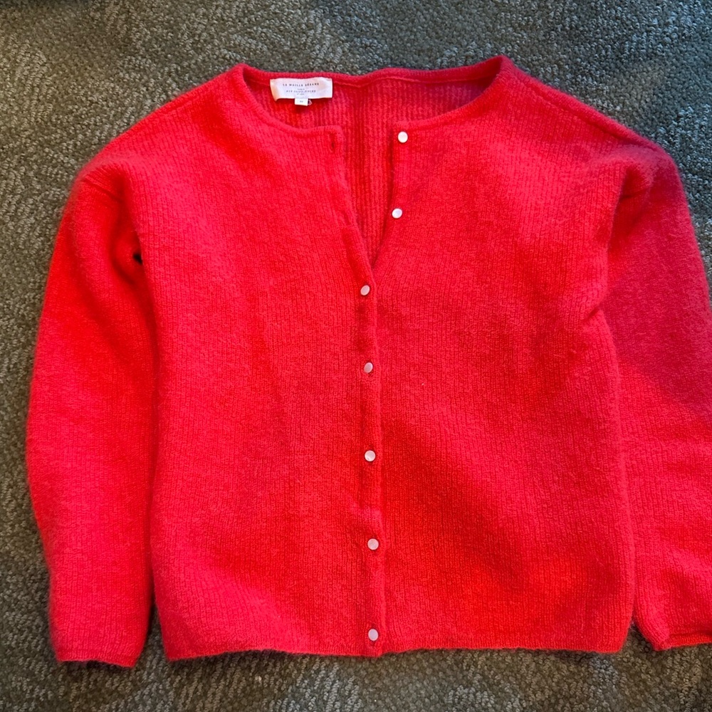 Sezane Button-Up Cardigan